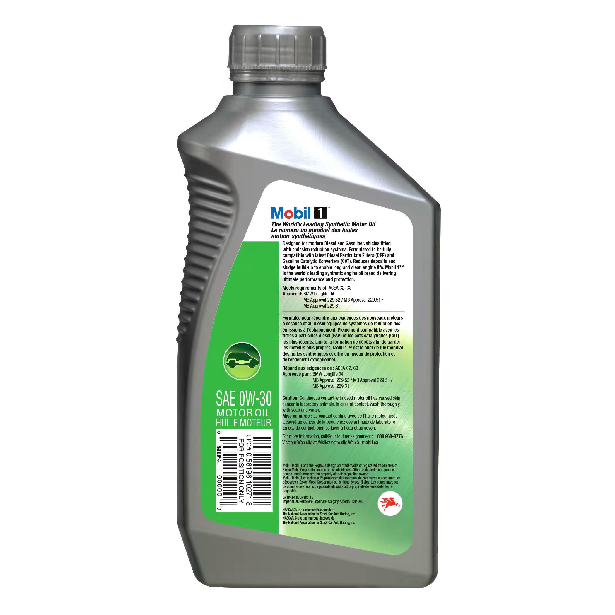 Mobil 1™ ESP Emission System Protection 0W30 Synthetic Engine/Motor Oil, 1-L