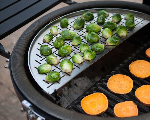 Kamado Joe Half-Moon Fish And Vegetable Grate Suits Classic Joe