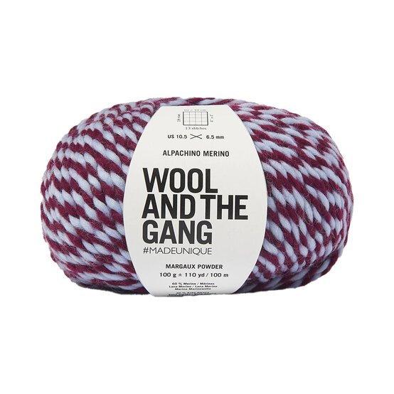 Wool and the Gang Margaux Powder Alpachino Merino Twist 100g