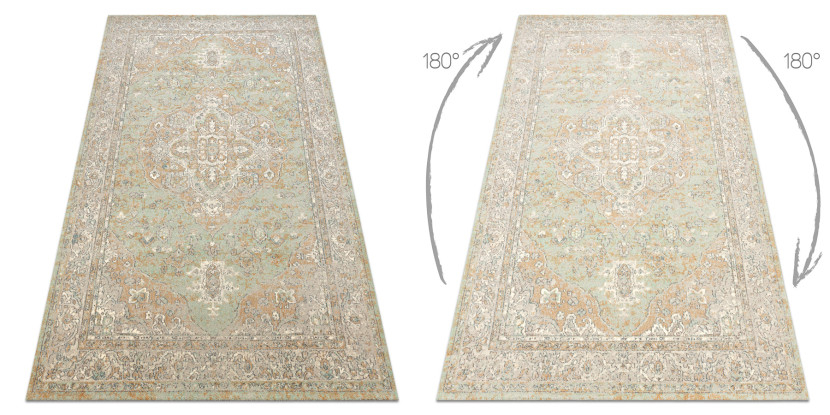 Dywan SOHO 477.01.LA402 wełniany OSTA - Ornament, rozeta 80x160 cm