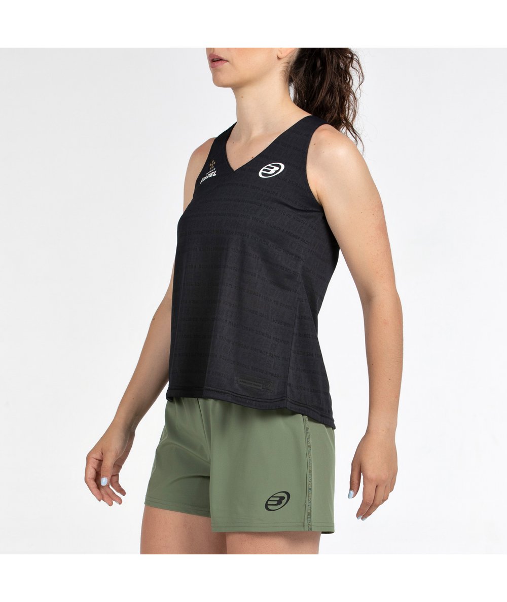 CAMISETA BULLPADEL PIURA NEGRO