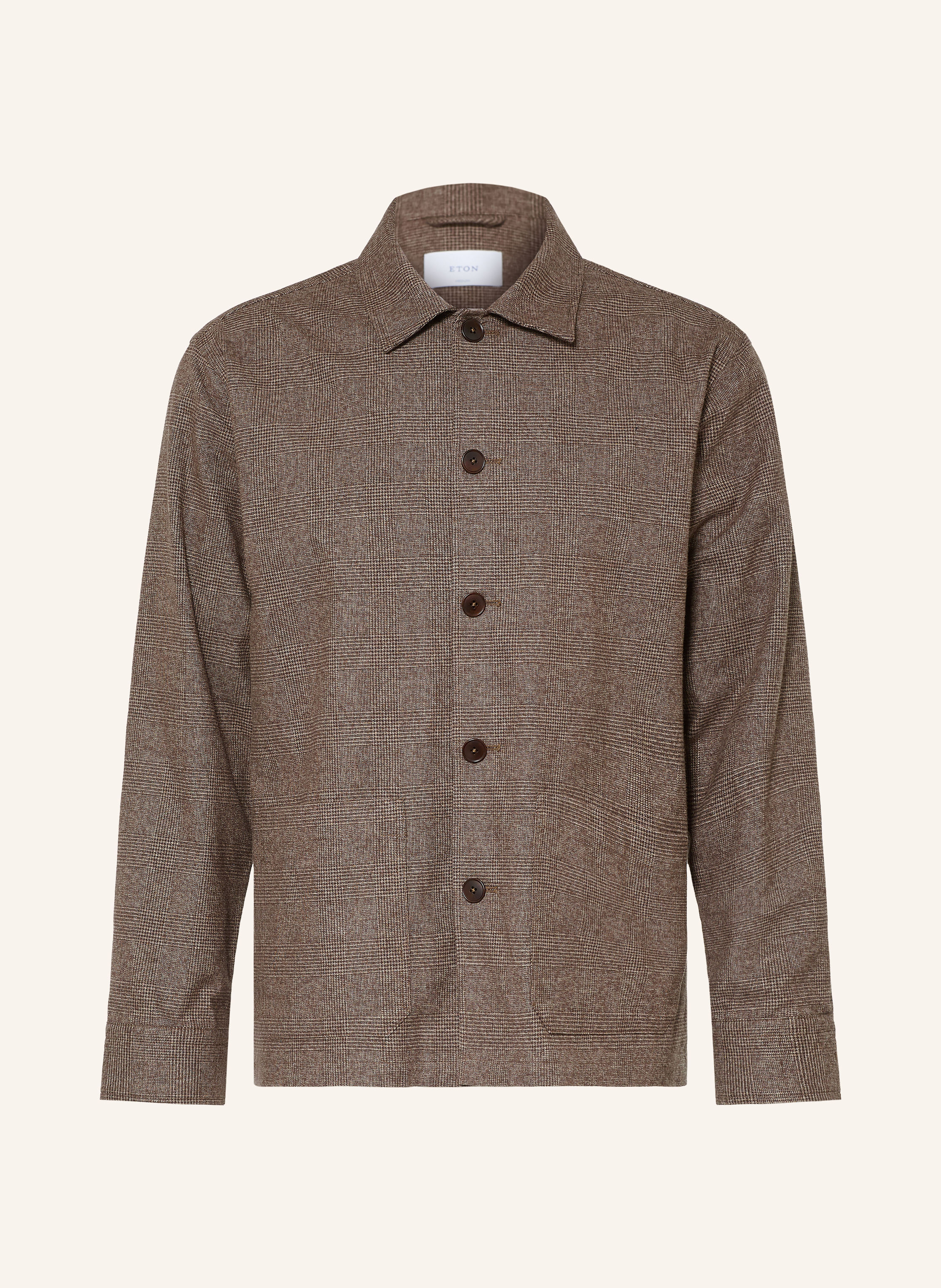 ETON Flanell-Overshirt Comfort Fit