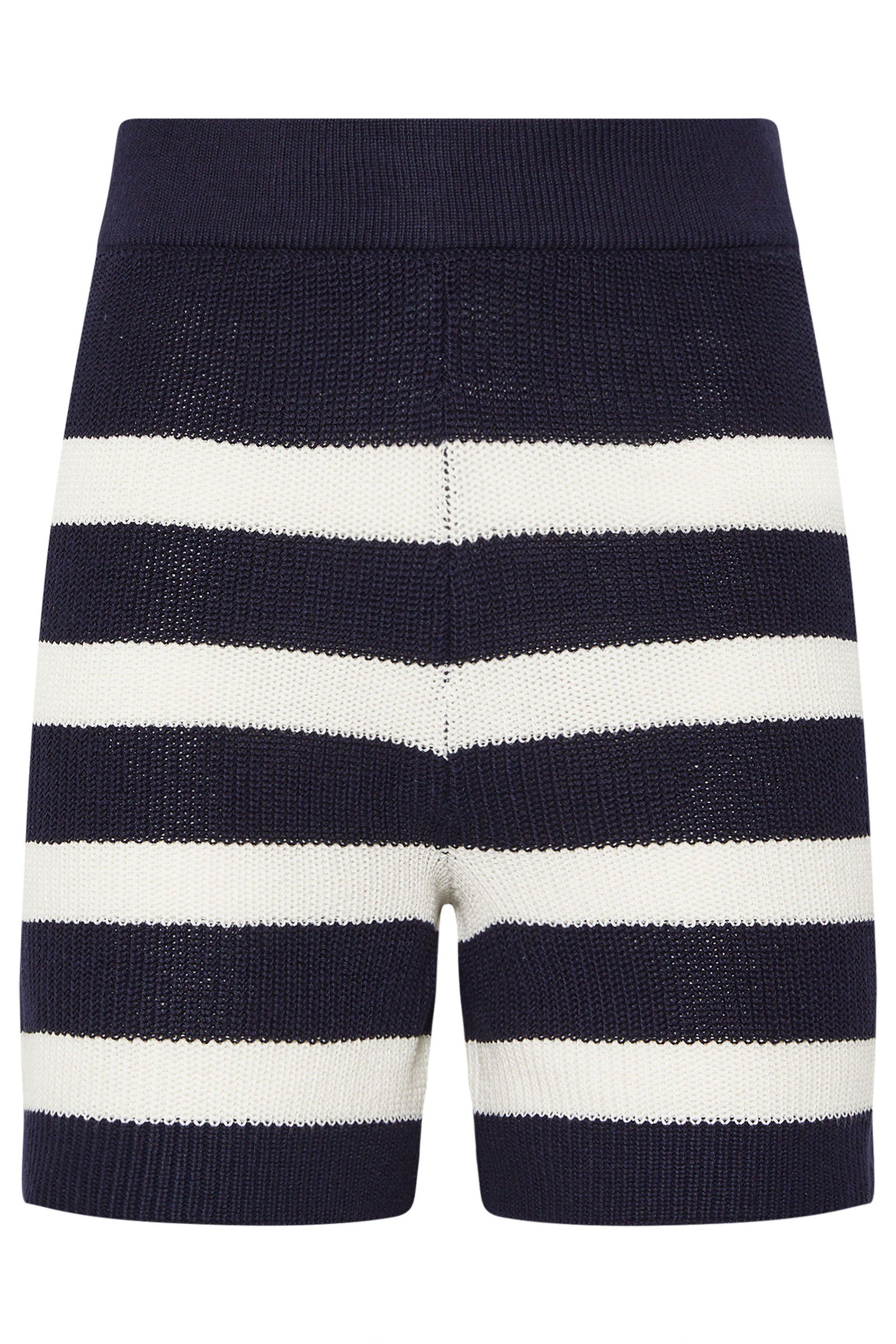 Long Tall Sally Tall Knitted Striped Shorts