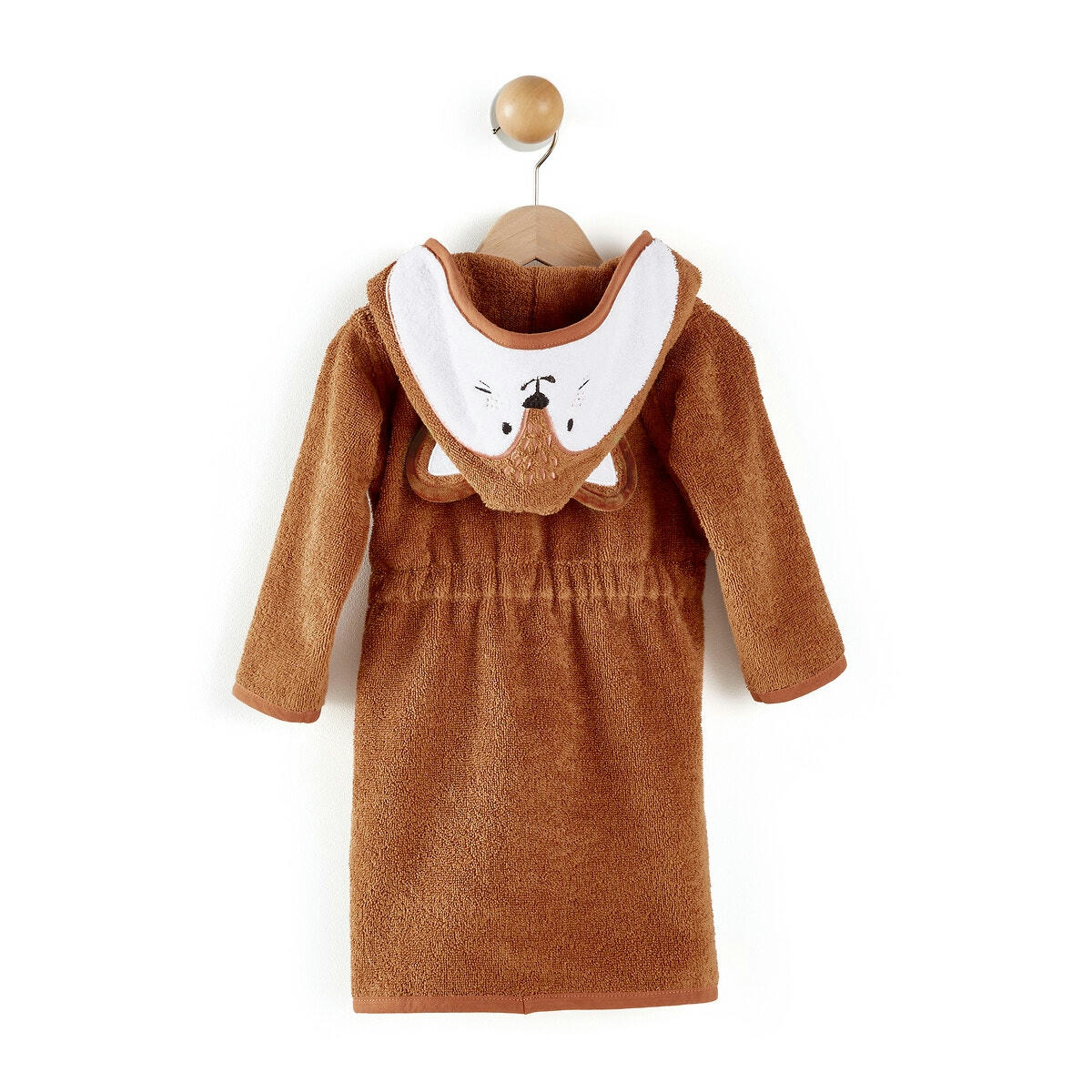 Peignoir bébé et enfant à capuche coton bio, Serge