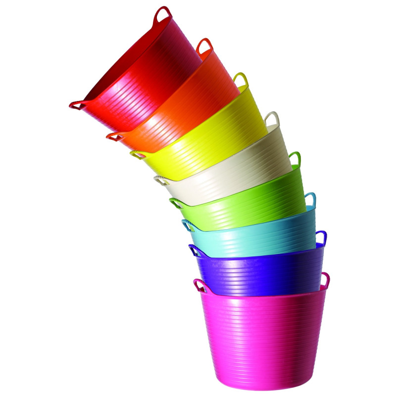 Seau en plastique souple Tubtrug vert 26 L