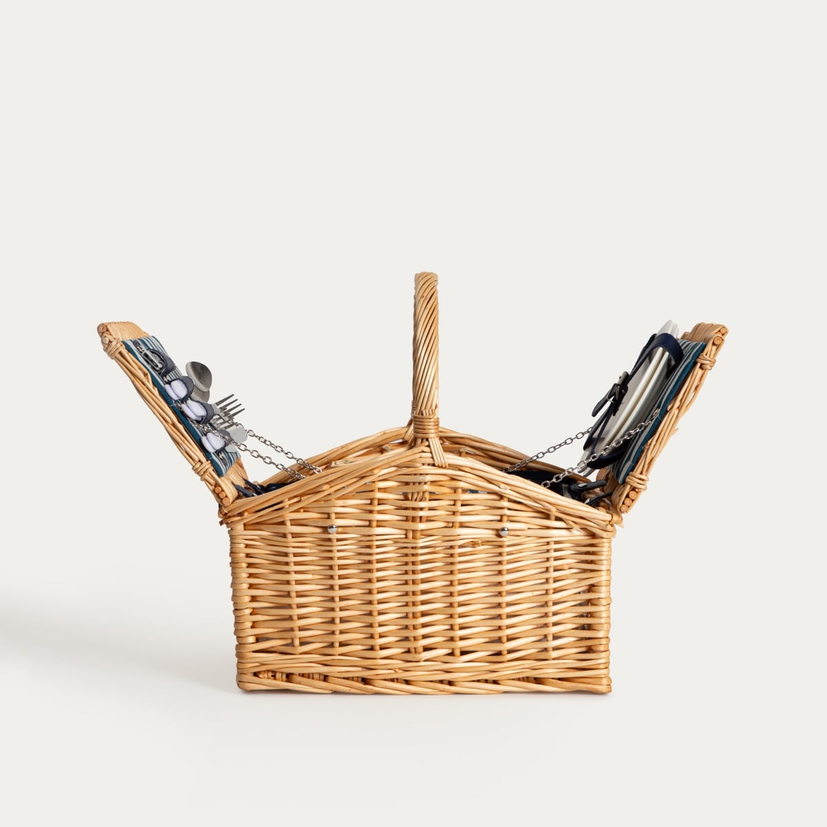 Kosz piknikowy TRIVELLE dwuosobowy 38x27x19cm