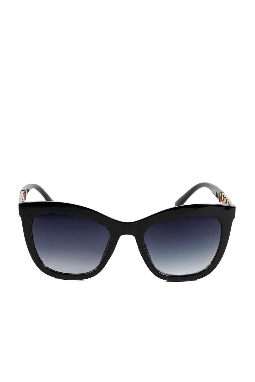 Pavers Cat Eye Sunglasses with Gold Chain Detail