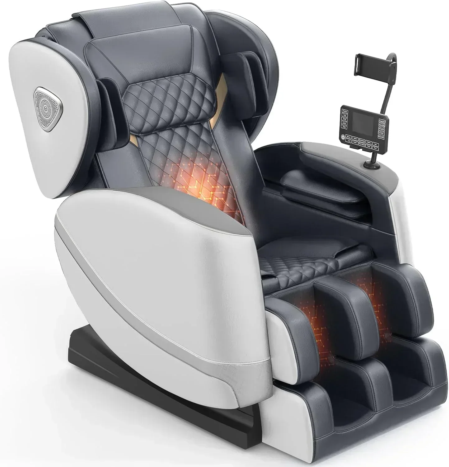 Full Body Massage Chair Zero Gravity Massage Chair with 10 Fixed Rollers Heating Foot Massage