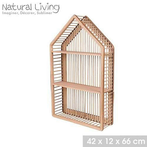 Etagère maison 2 niveaux en bois