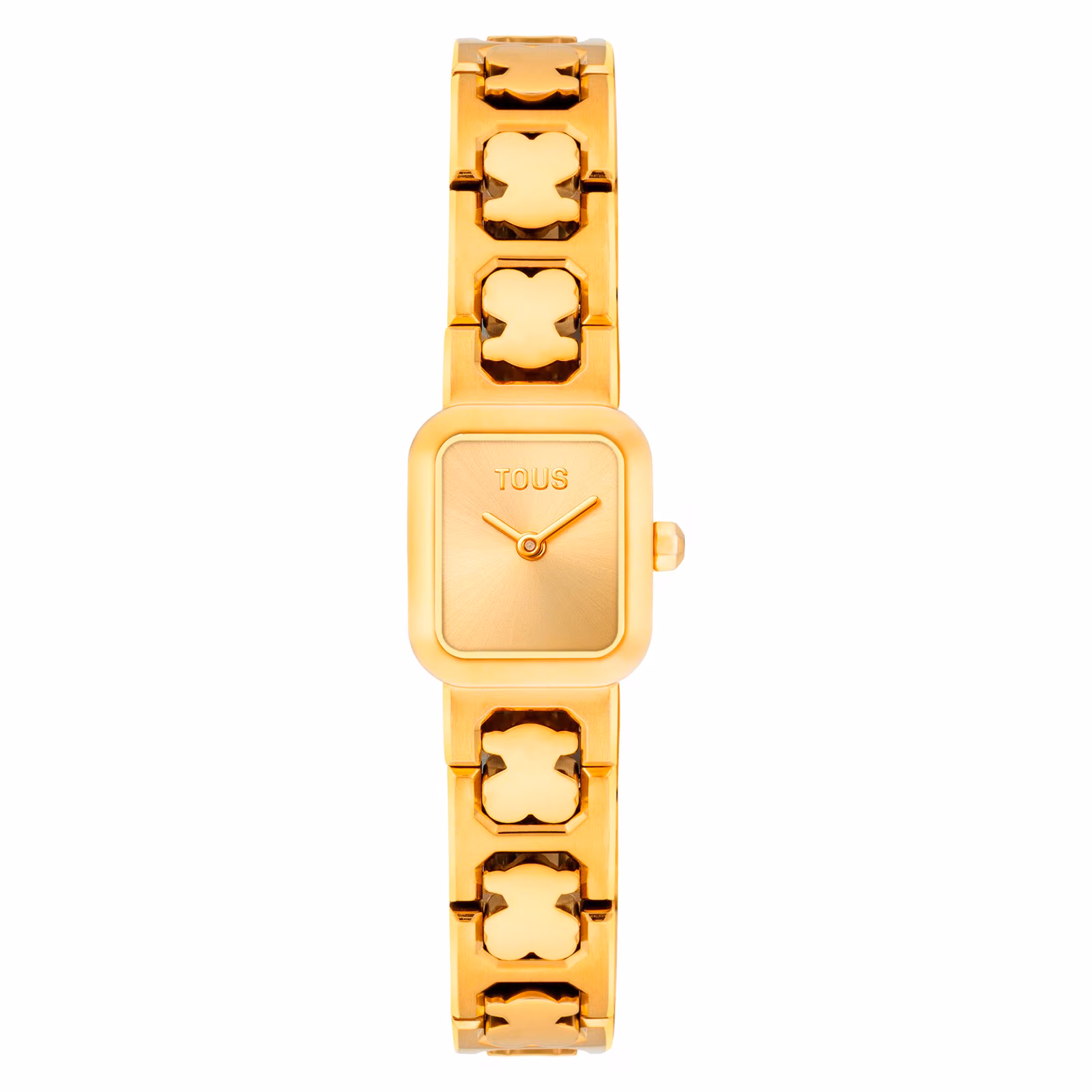 Reloj analógico con brazalete de acero dorado Icon Time