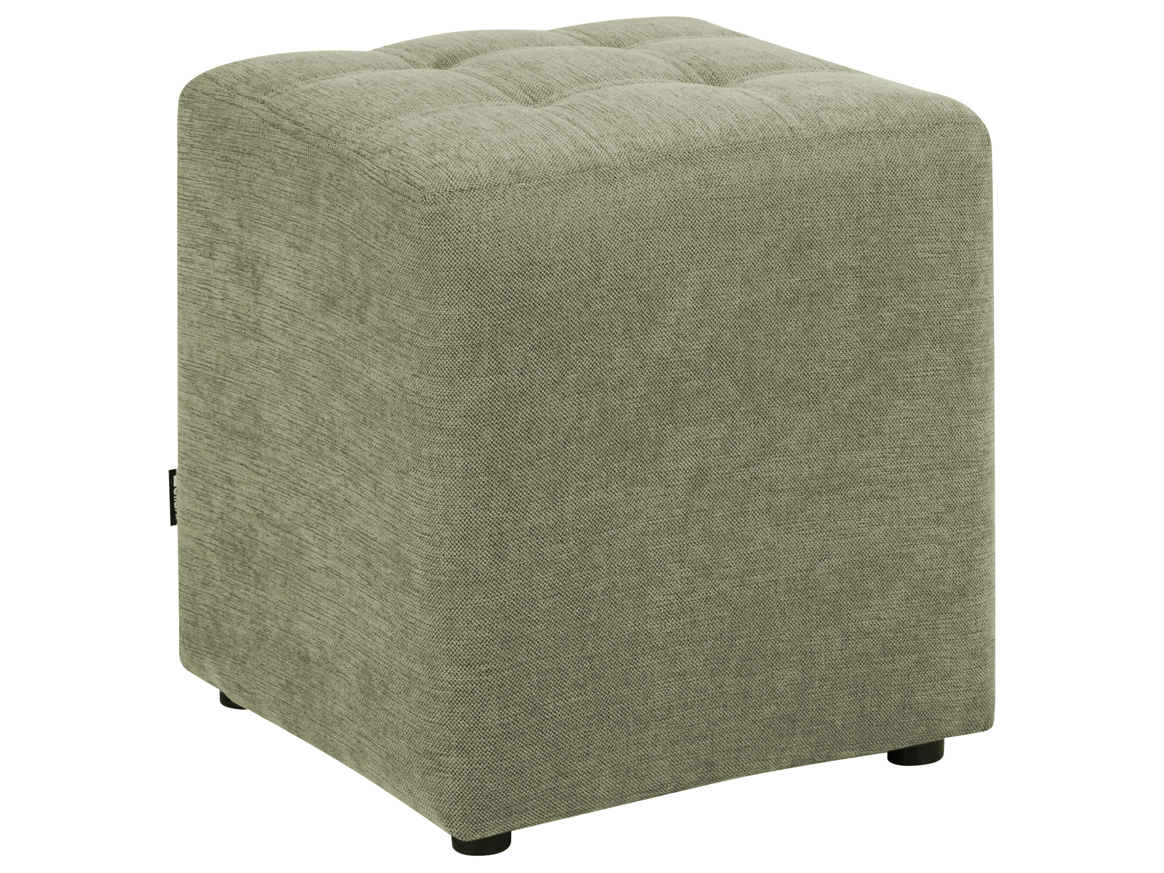 Pouffe KANSAS Fabric Green