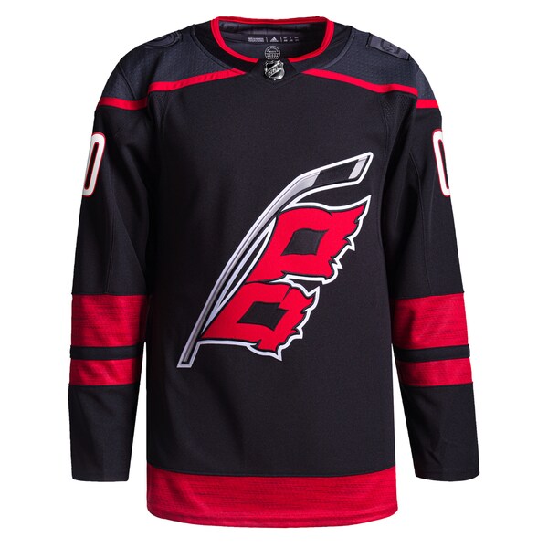 Carolina Hurricanes adidas  Home  Primegreen Authentic Custom Jersey - Black