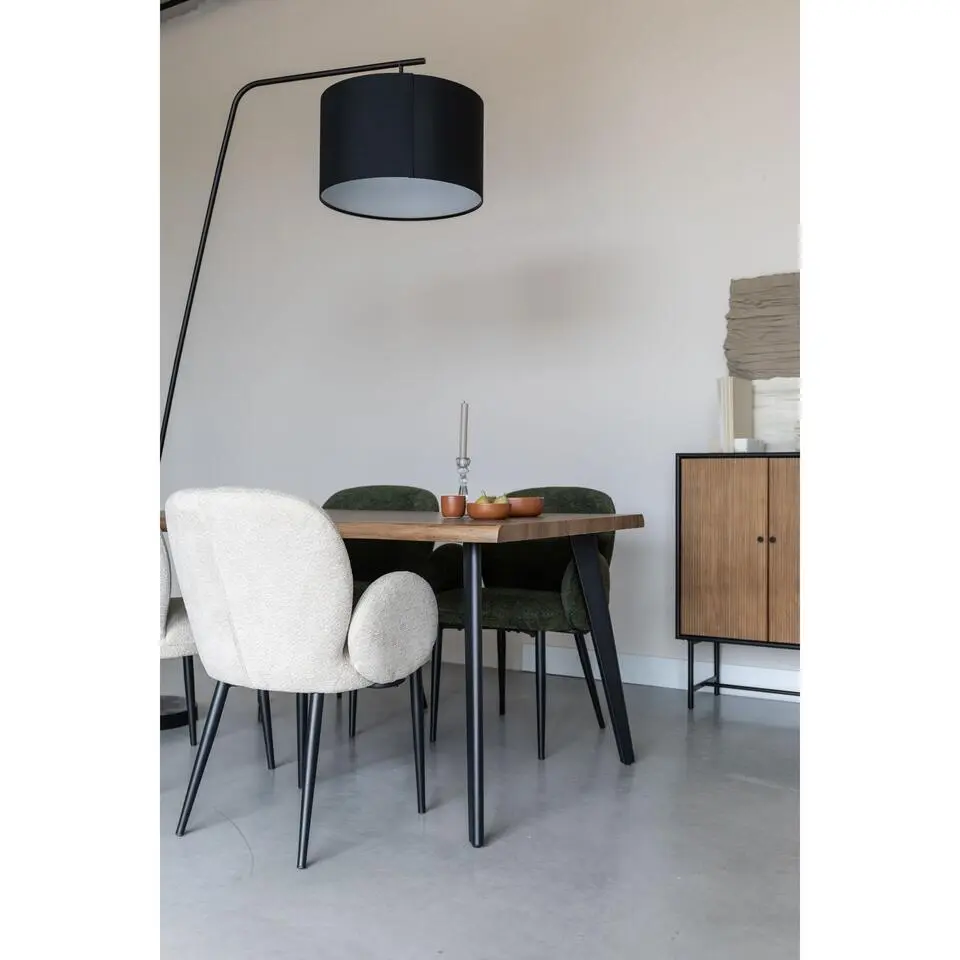 Housecraft Living Alaz Eetkamerstoelen Groen - Set van 2