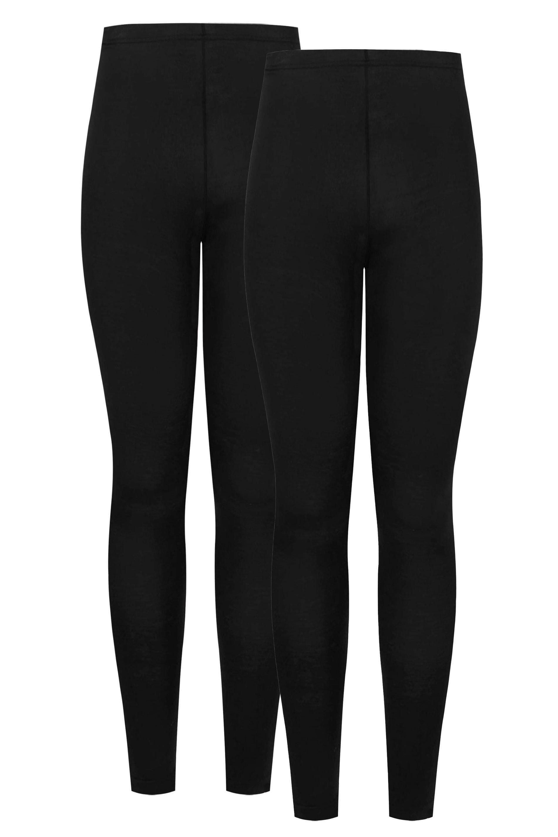 Long Tall Sally Tall 2 Pack Cotton Leggings