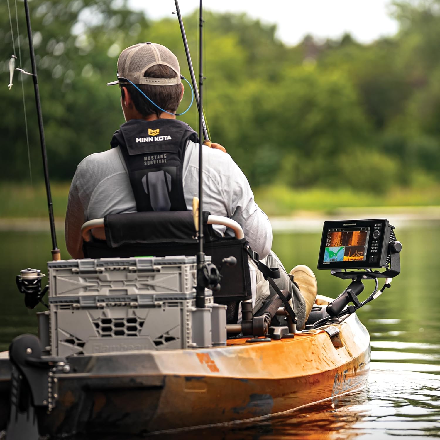 Humminbird XPLORE Series GPS Fish Finder MEGA Side Imaging+ & HD Touchscreen Display
