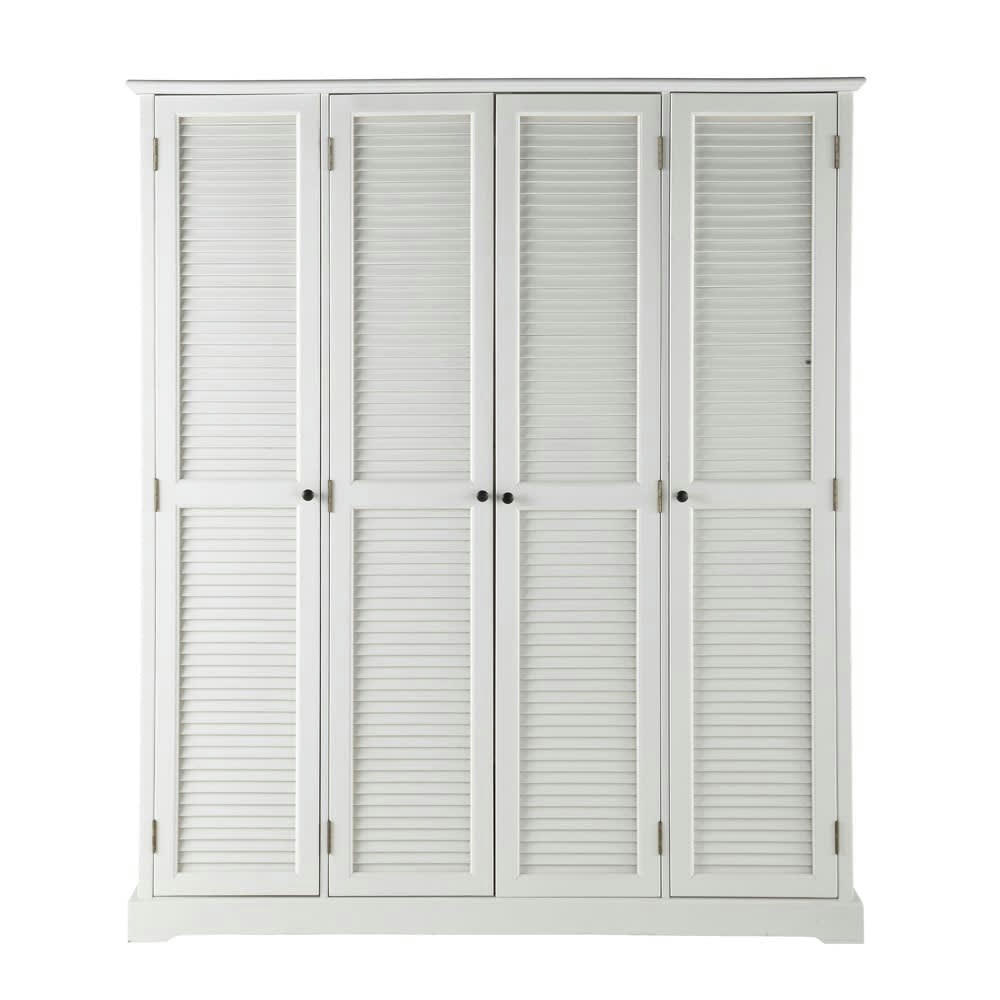 Barbade - Dressing blanc 4 portes
