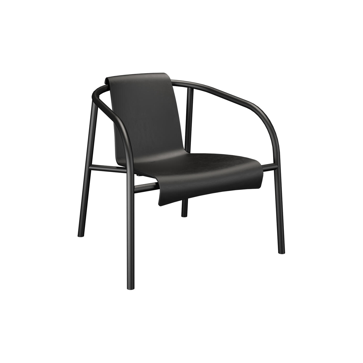 NAMI loungestol, black
