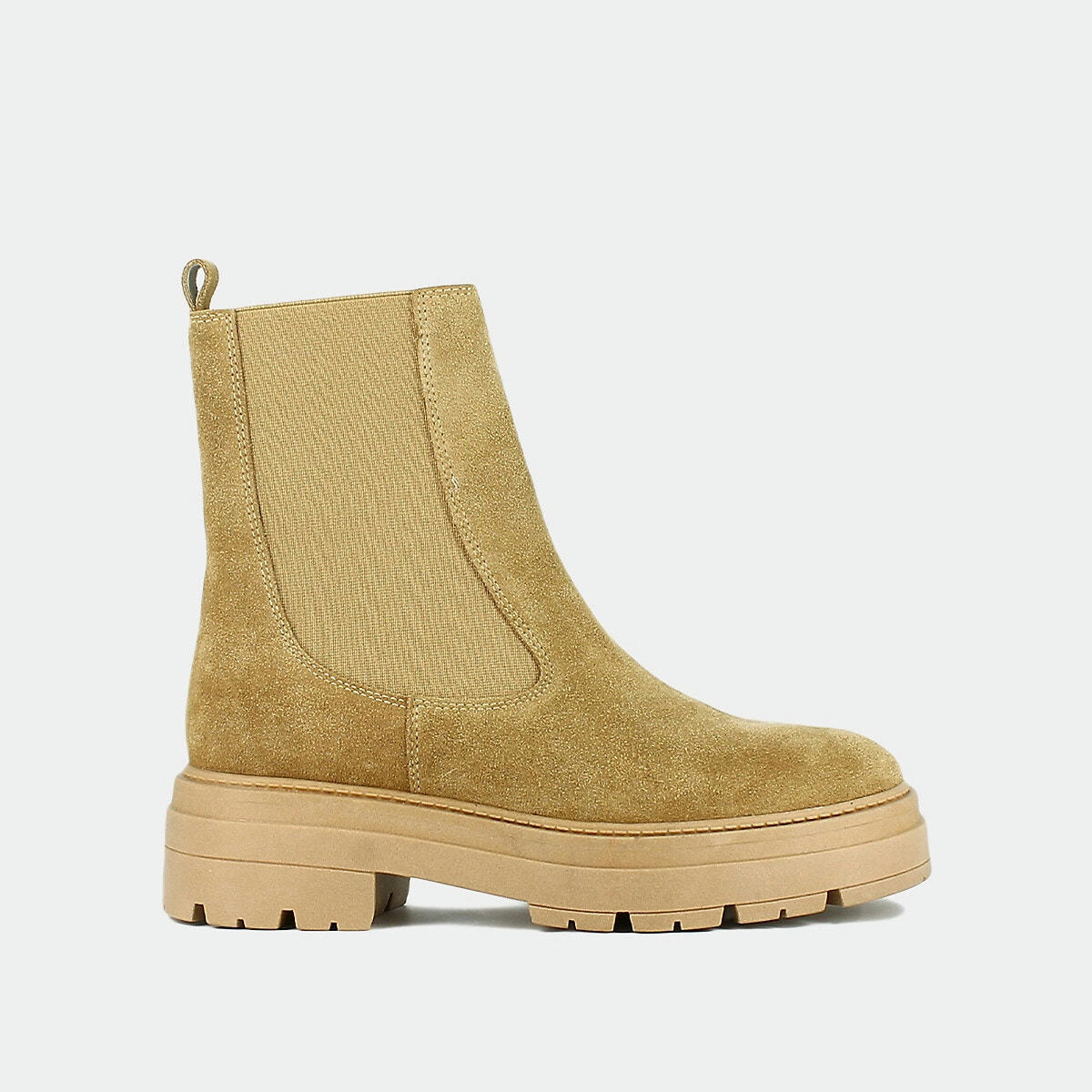 Boots chelsea cuir velours Picus