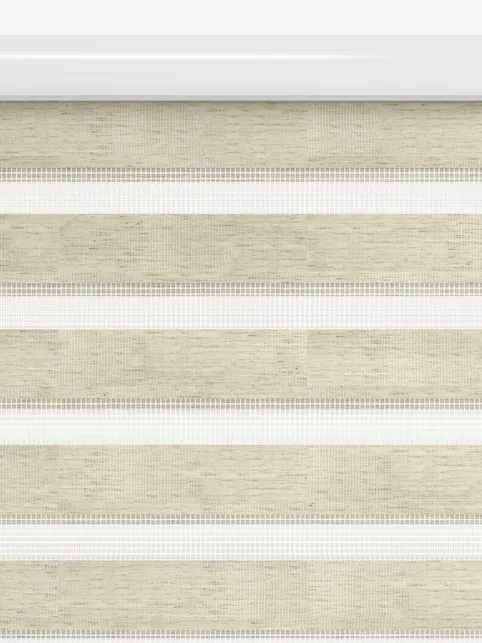 Rullegardin Duo ALSTEN 220x180cm med kassette natur