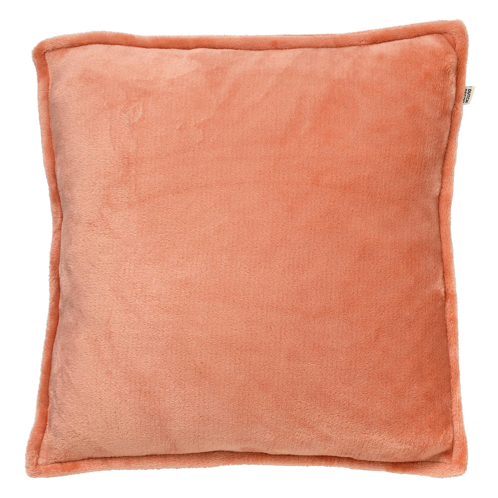 - Coussin - rose en velours 45x45 cm uni
