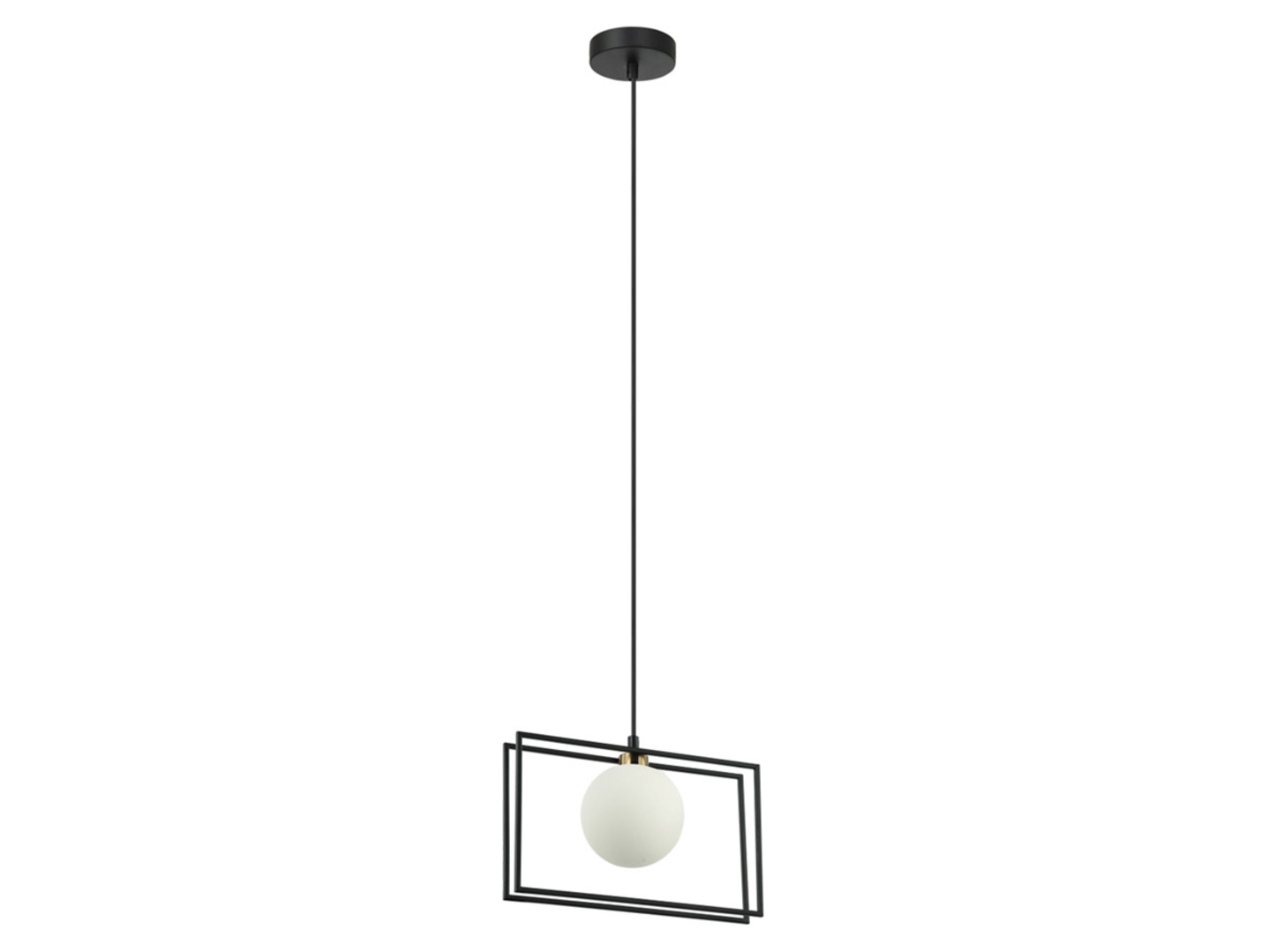 Lampa wisząca Grosettastalowa biało-czarna