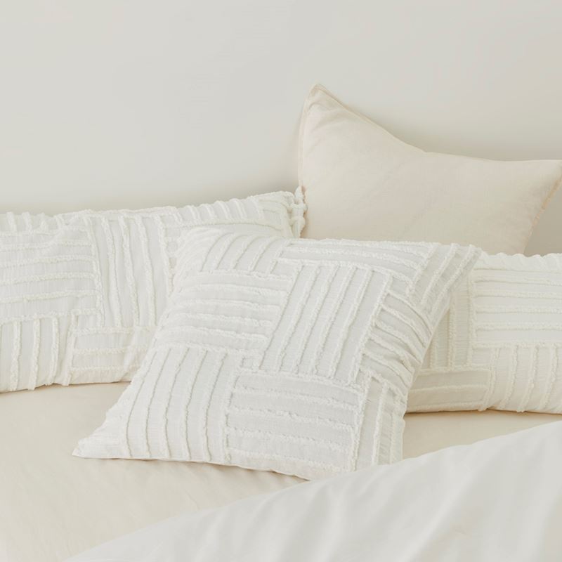 Drew White Tufted Quilt Cover Separates