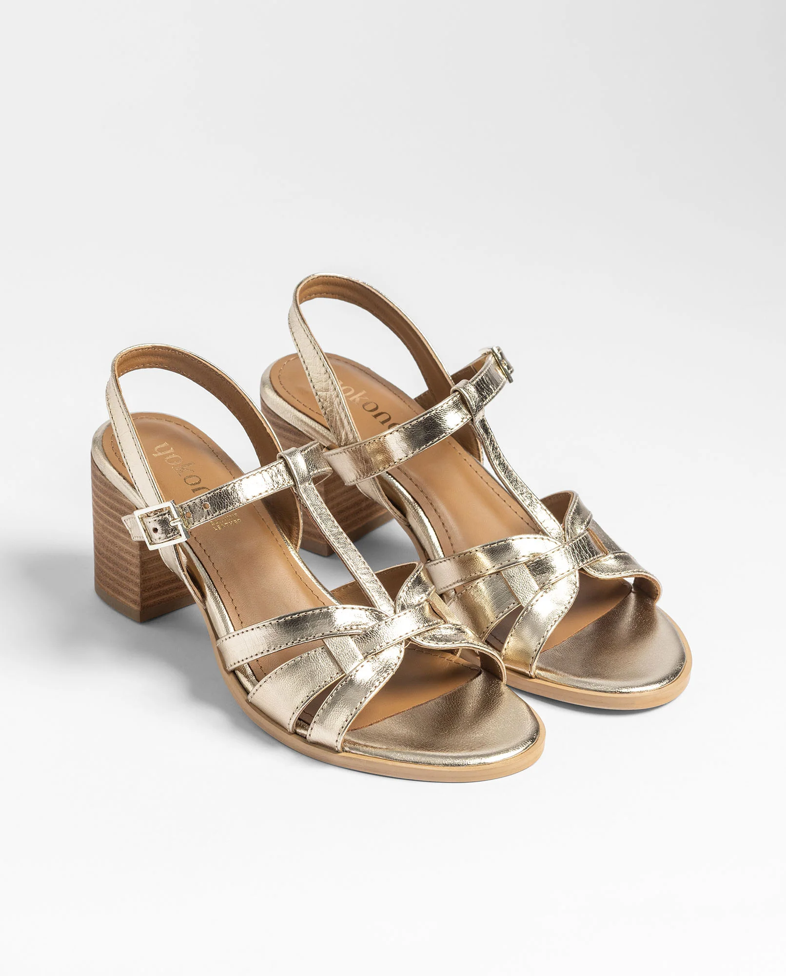 Sandalia de tacón DUGI-252 dorado