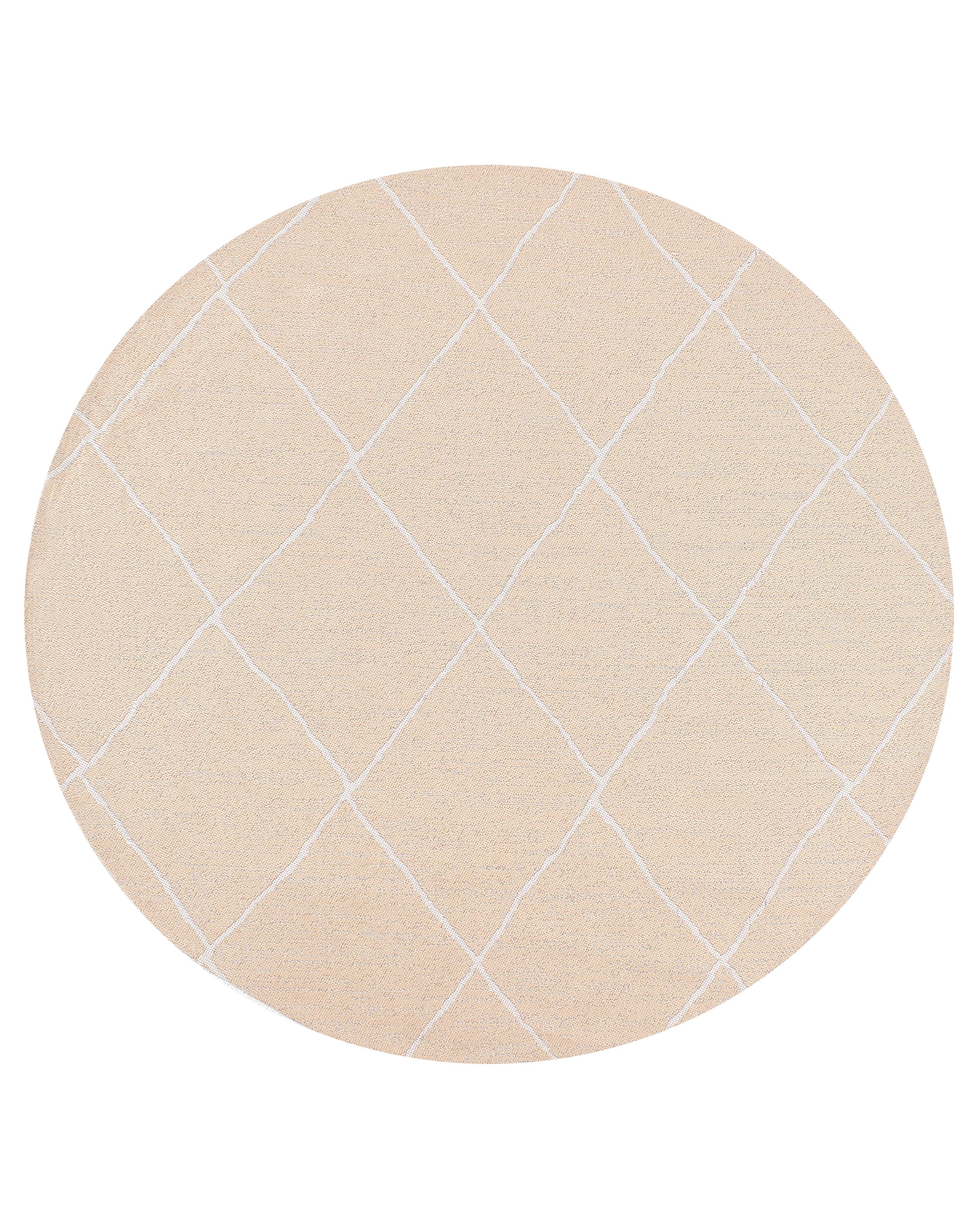 Outdoor Rug GWALIOR Beige ? 120 cm