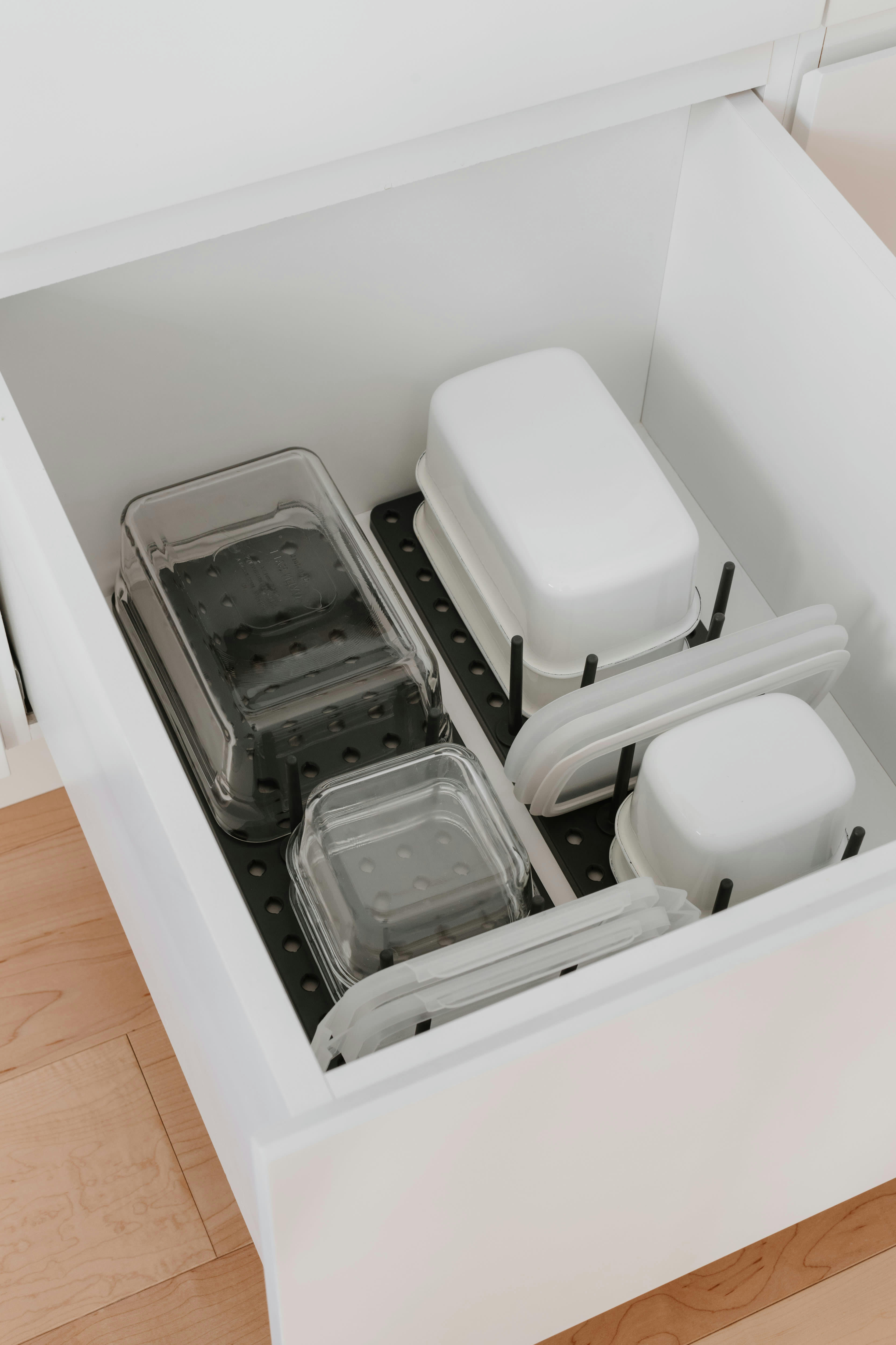 PEGGY - Organiseur de tiroir de cuisine noir