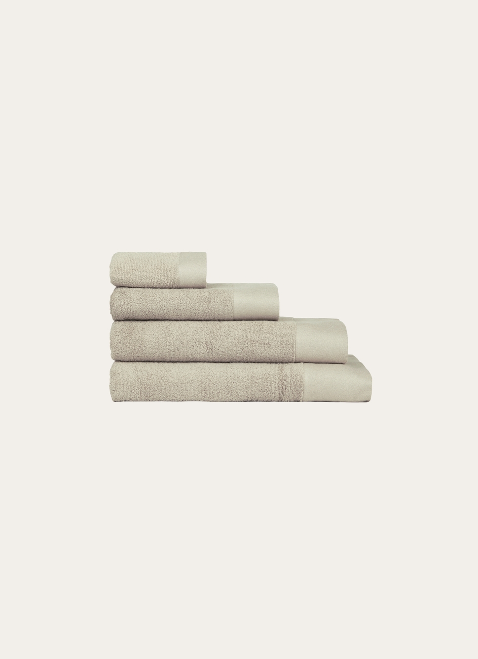 SERVIETTE DE TOILETTE COTON MOELLEUX ZÉRO TORSION GREGE