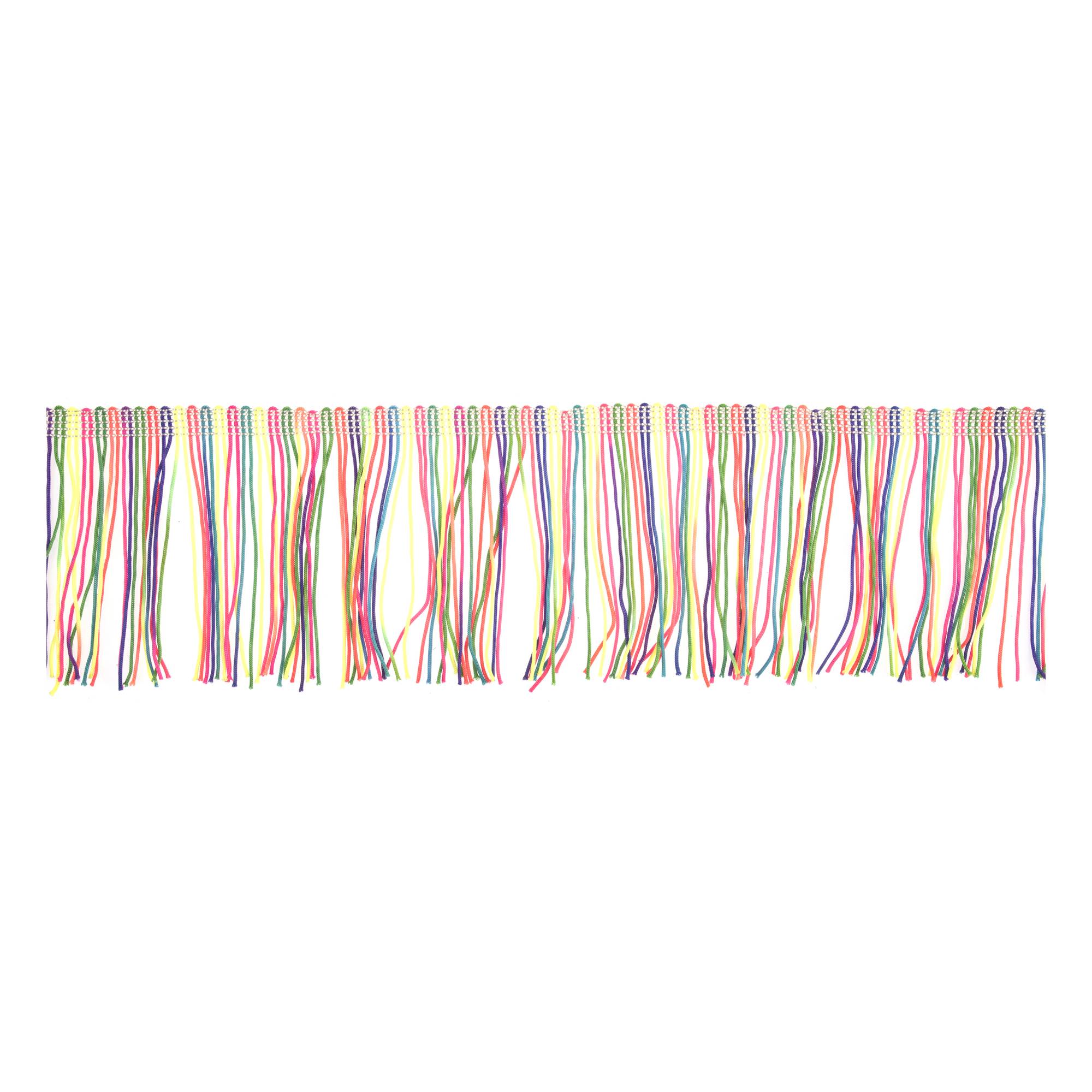 Neon 9cm Tassel Trim by the Metre