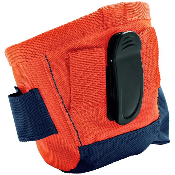 Gürteltasche »Bugrino Profi«, für Hunde, Polyester/Edelstahl/Kunststoff, blaugrau/orange
