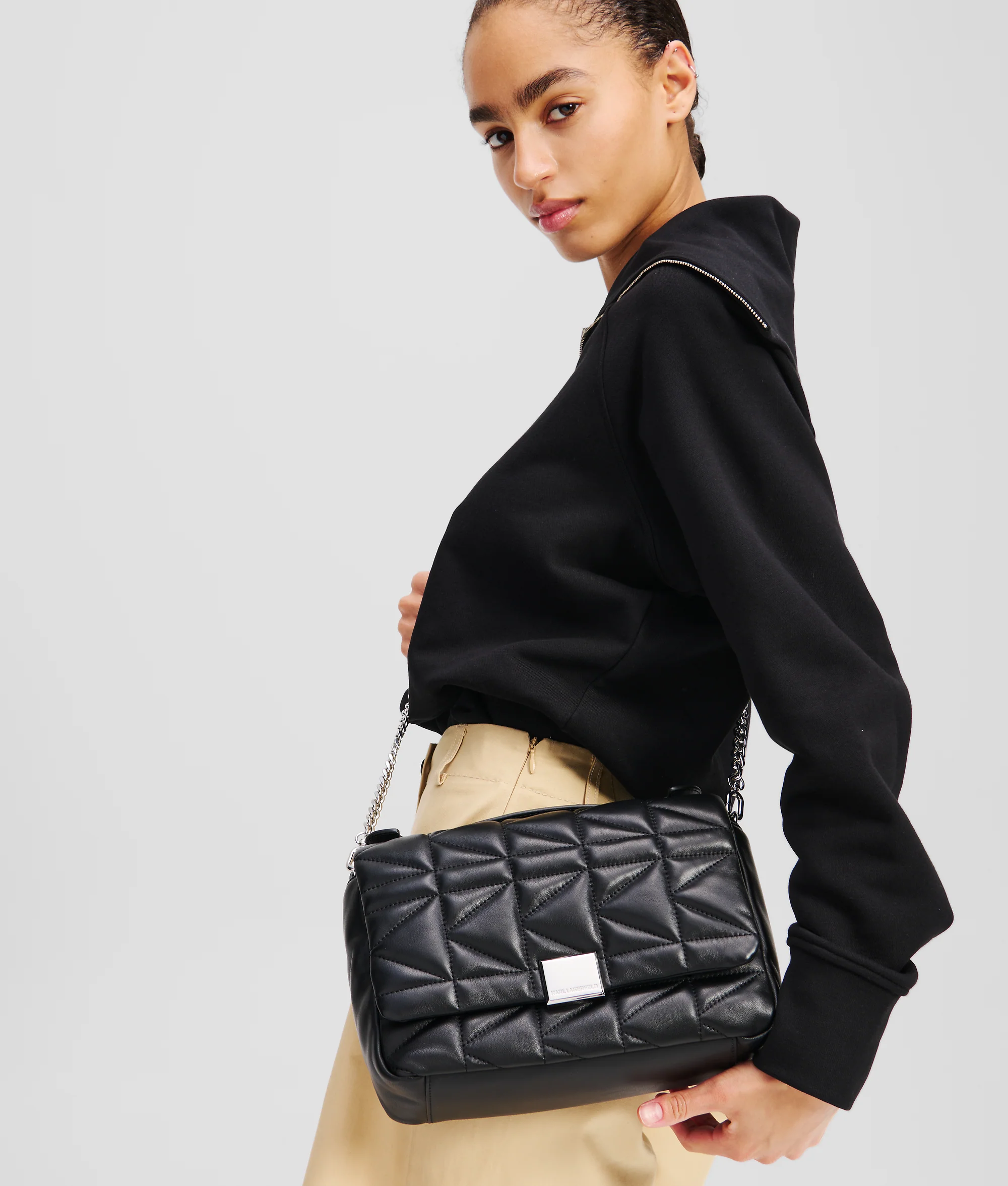 Sac bandoulière avec anse supérieure K/Kuilt