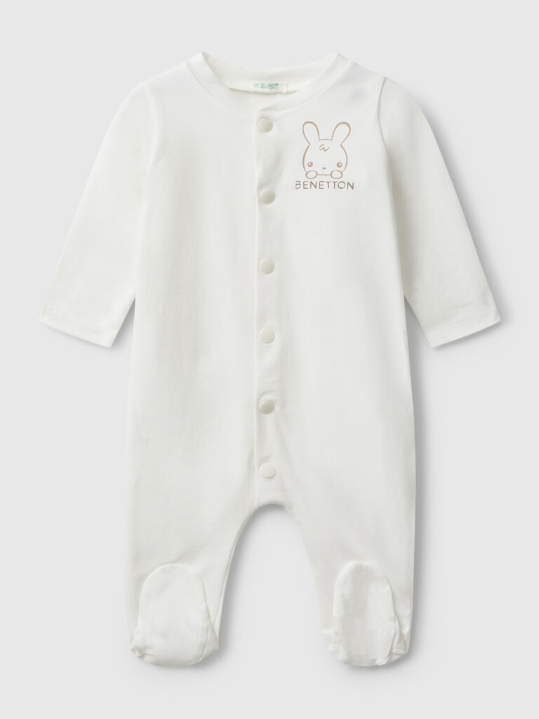 Onesie with bunny print