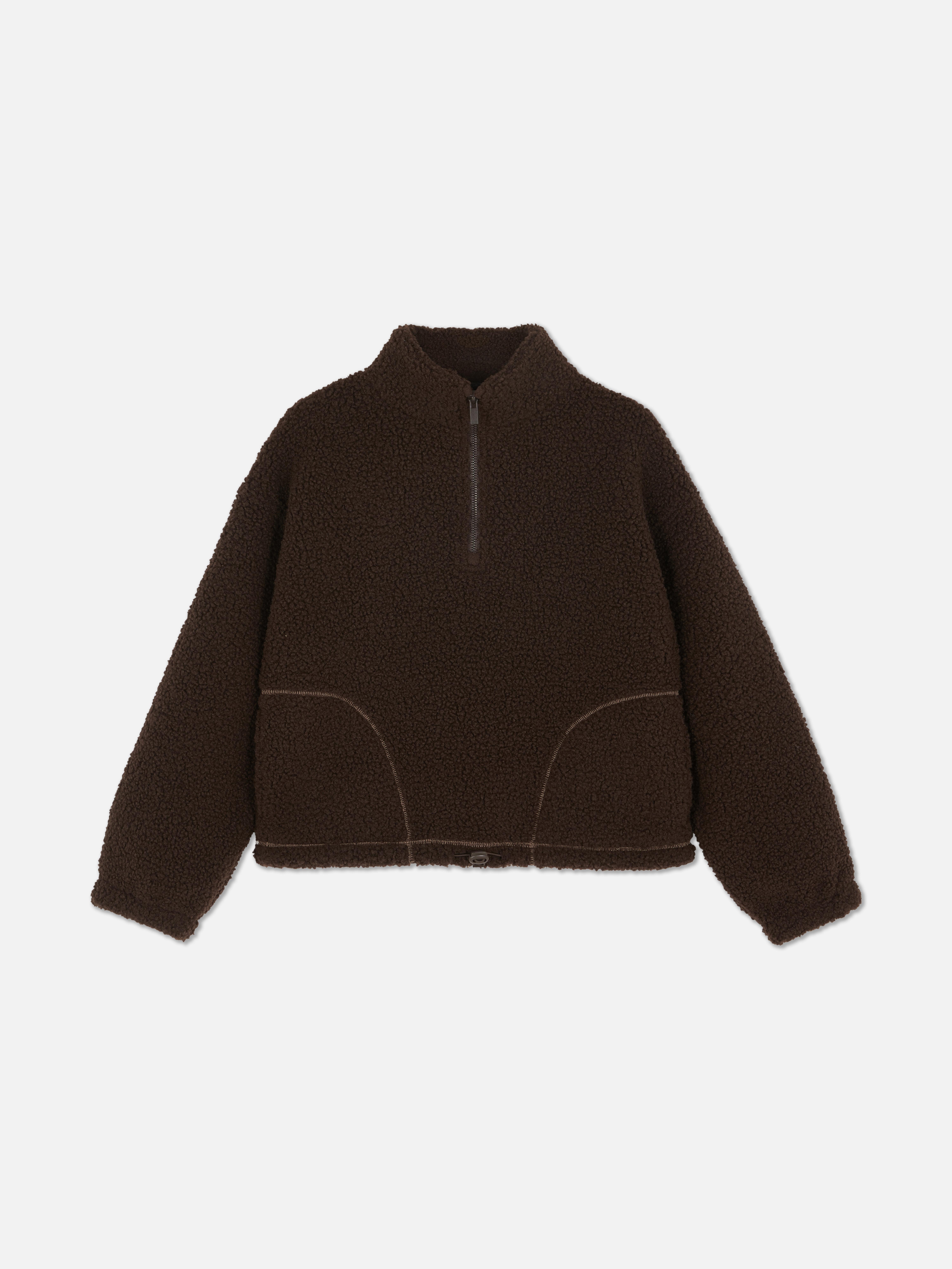 7-15yrs | Borg Funnel Neck Sweatshirt