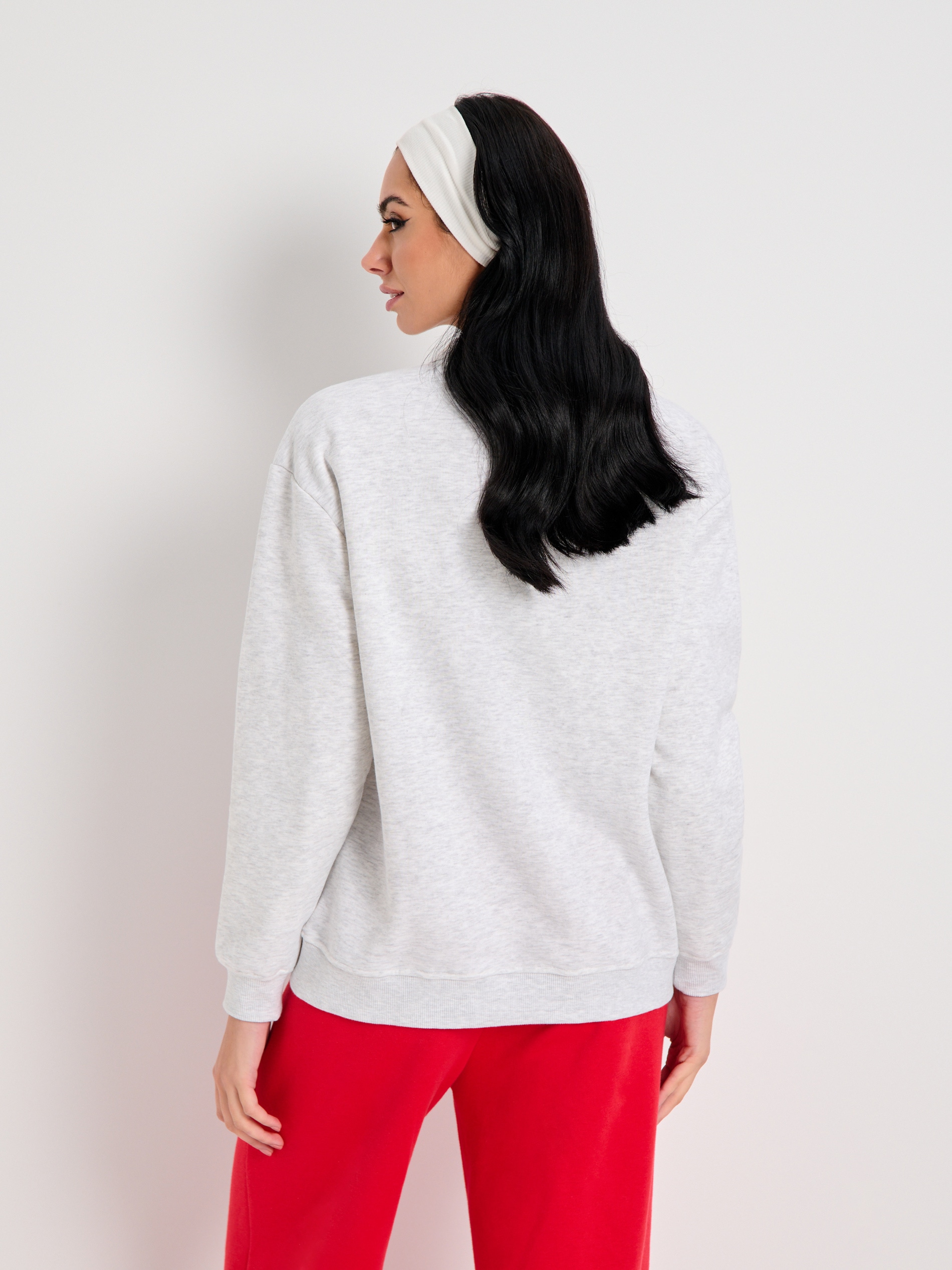 Bluza crewneck z nadrukiem