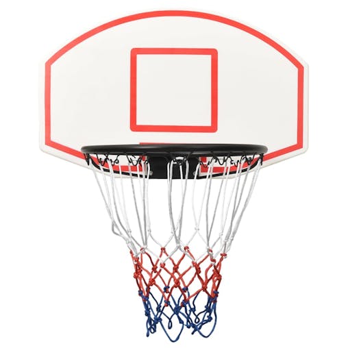NNEVL Basketball Backboard White 71x45x2 cm Polyethene