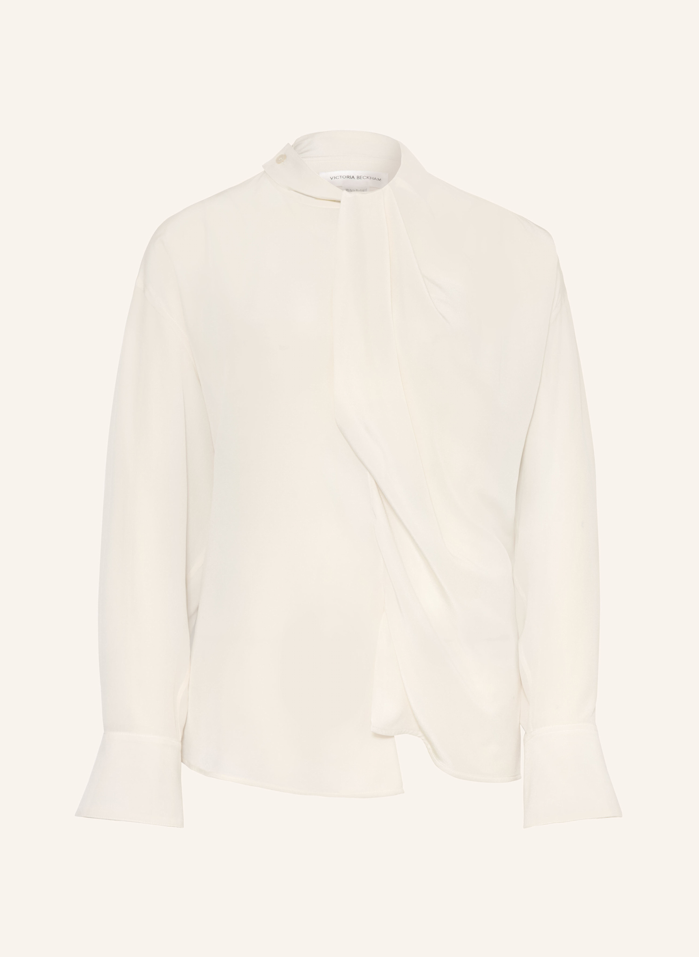VICTORIA BECKHAM Schluppenbluse aus Seide mit Cut-out