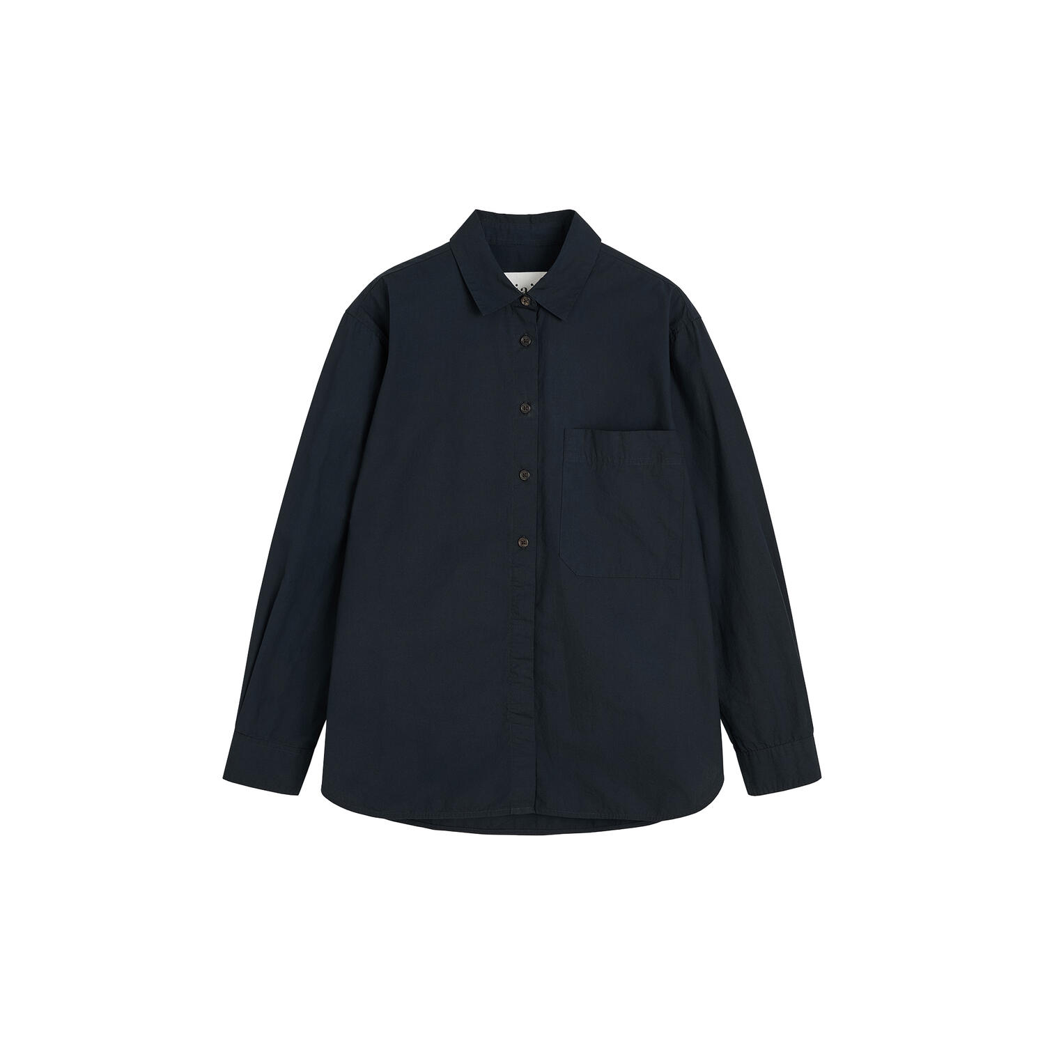 Lynette Shirt Dark Horn, black navy