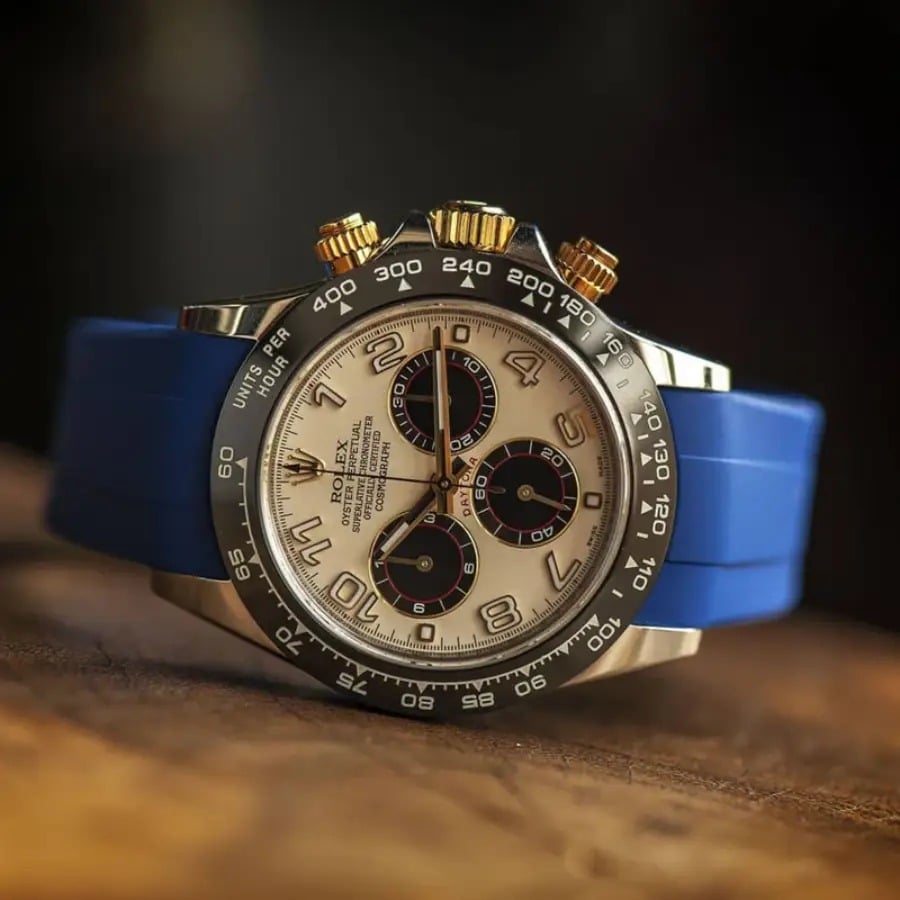 Rolex – Daytona –  Rubber Strap – Blue