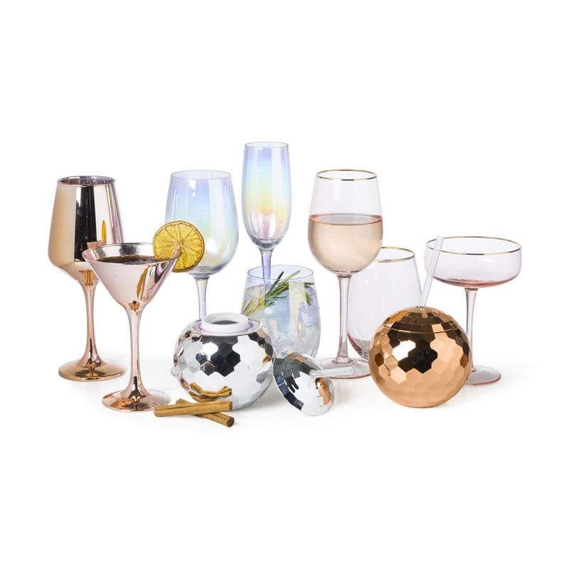 Martiniglas koper - koperkleurig - 160 ml