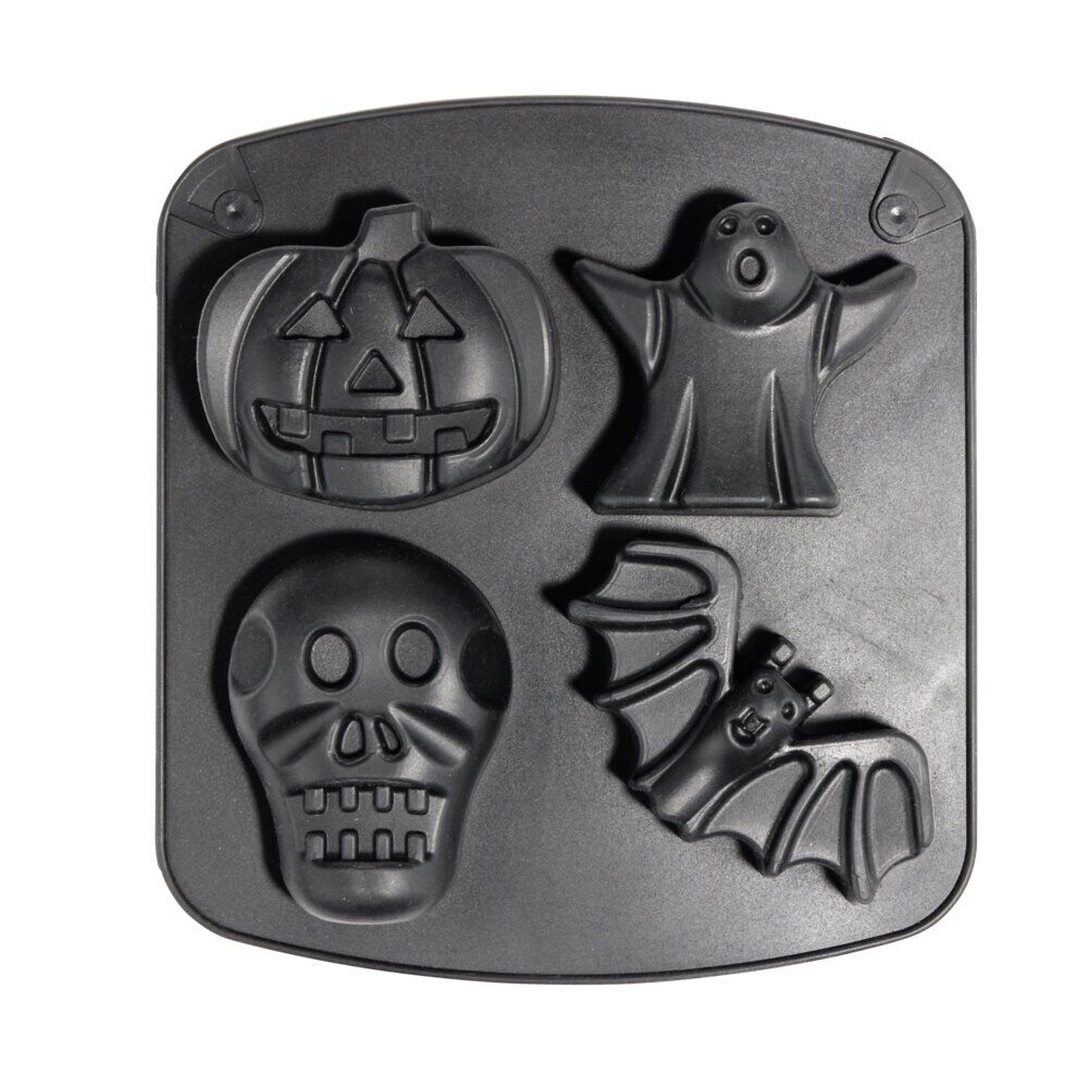 Moule gâteau silicone Halloween (4 modèles)