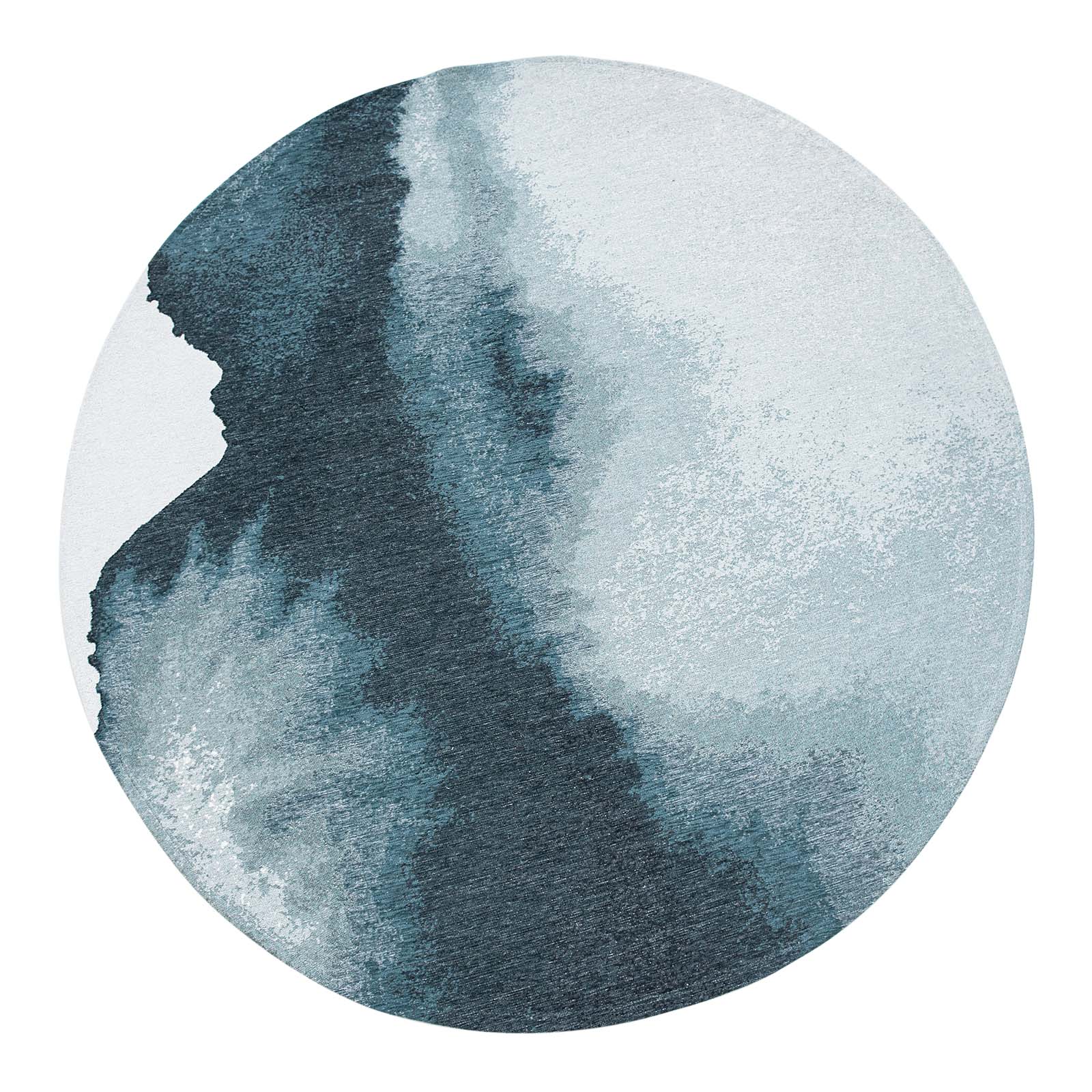 Ecorugs vloerkleed Inkjet - blauw - 140x140cm