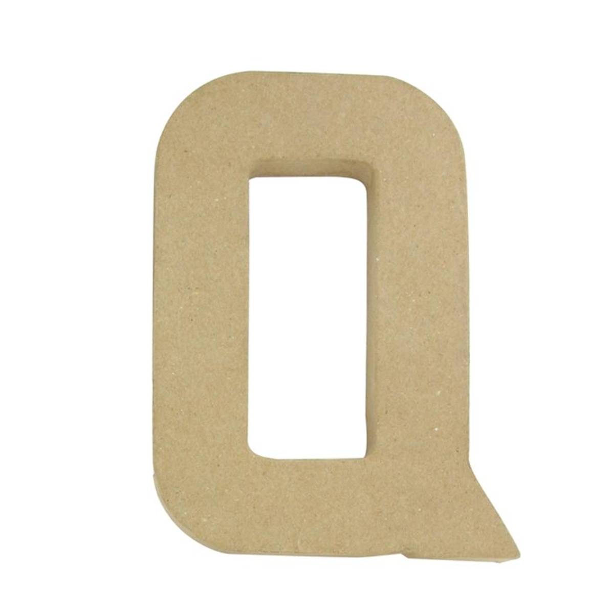 Mache Letter Q 20cm