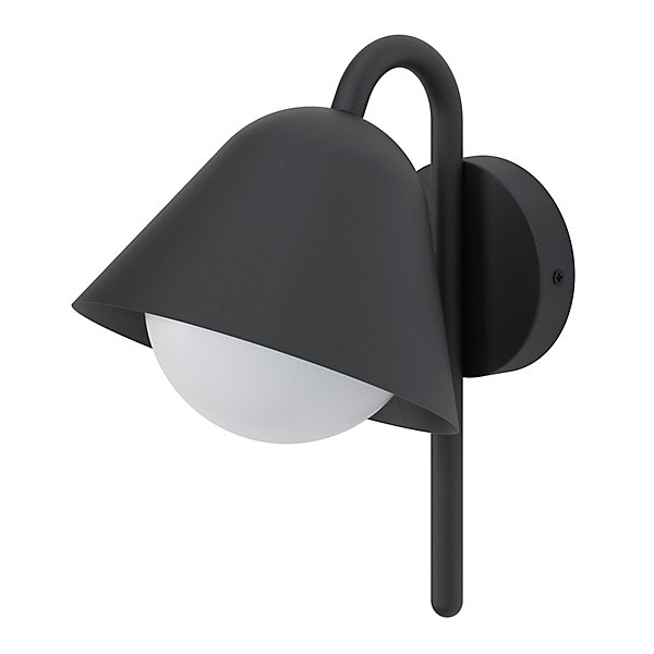Applique murale Denar LED intégrée 700lm 12W IP44 GoodHome gris anthracite