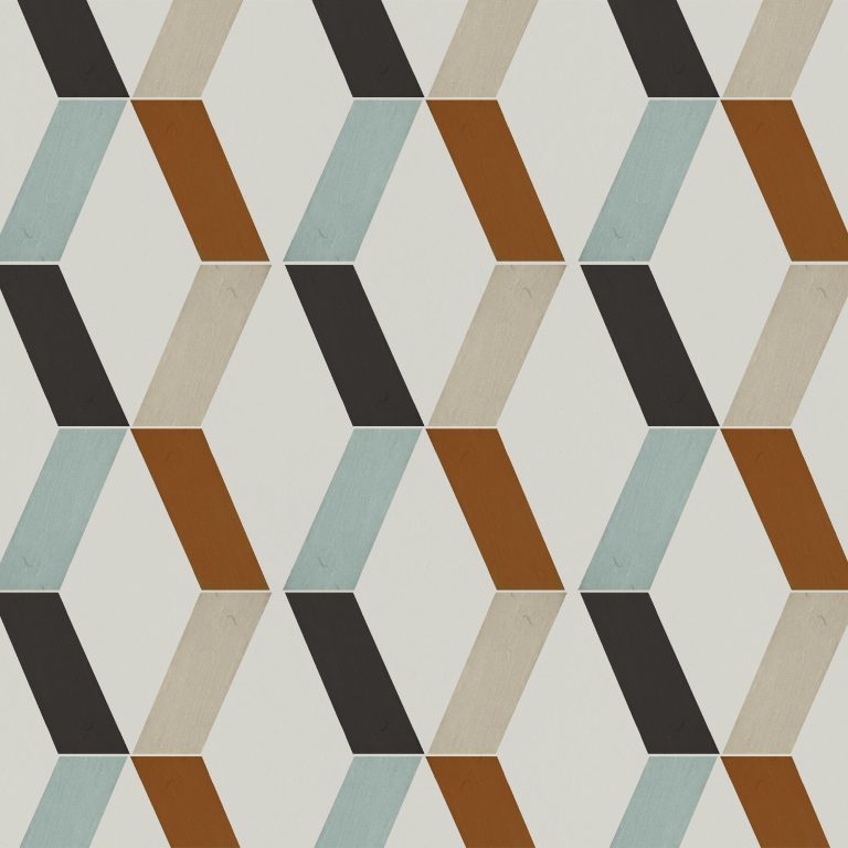 Catchii Behang Zigzag Franky beige multi