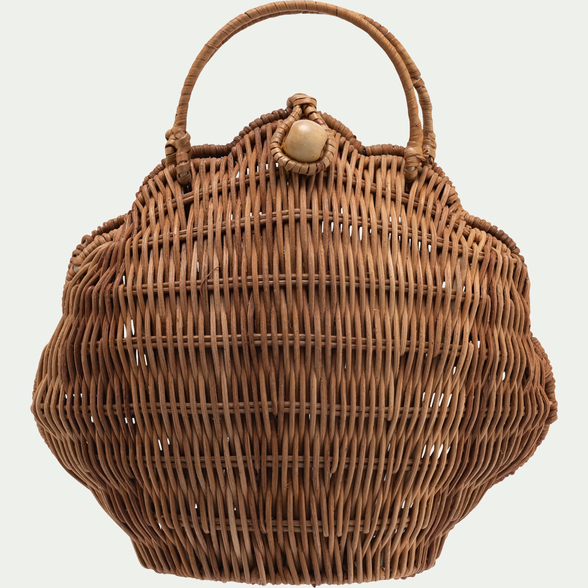 MARISSA - Panier de rangement coquillage H25cm - naturel