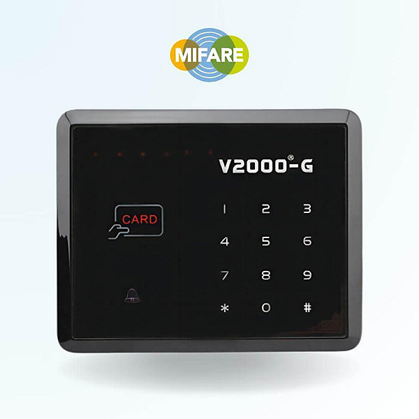 Kit de contrôle d'accès autonome code et badge bt2000 - utilisation intérieure