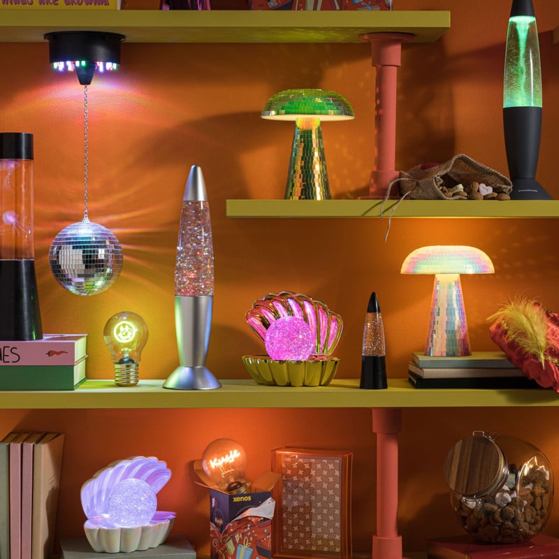 LED glitterlamp - &Oslash;9.5x36 cm