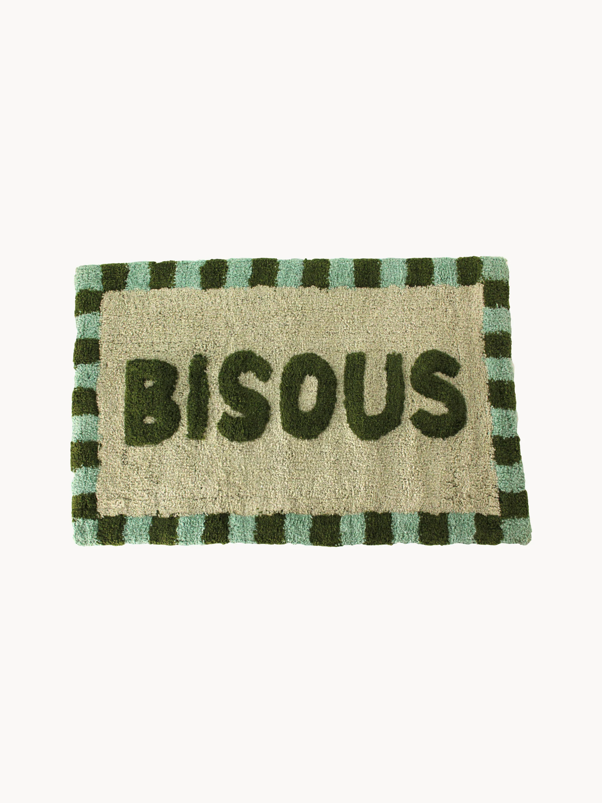 Badvorleger Bisous aus Baumwolle